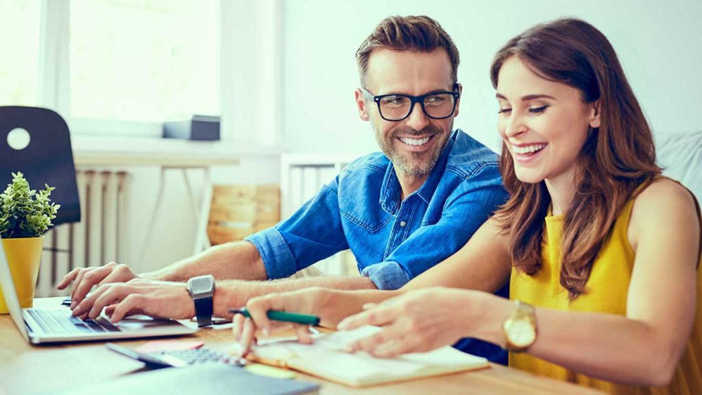 Budgeting-couple-Together-Planning